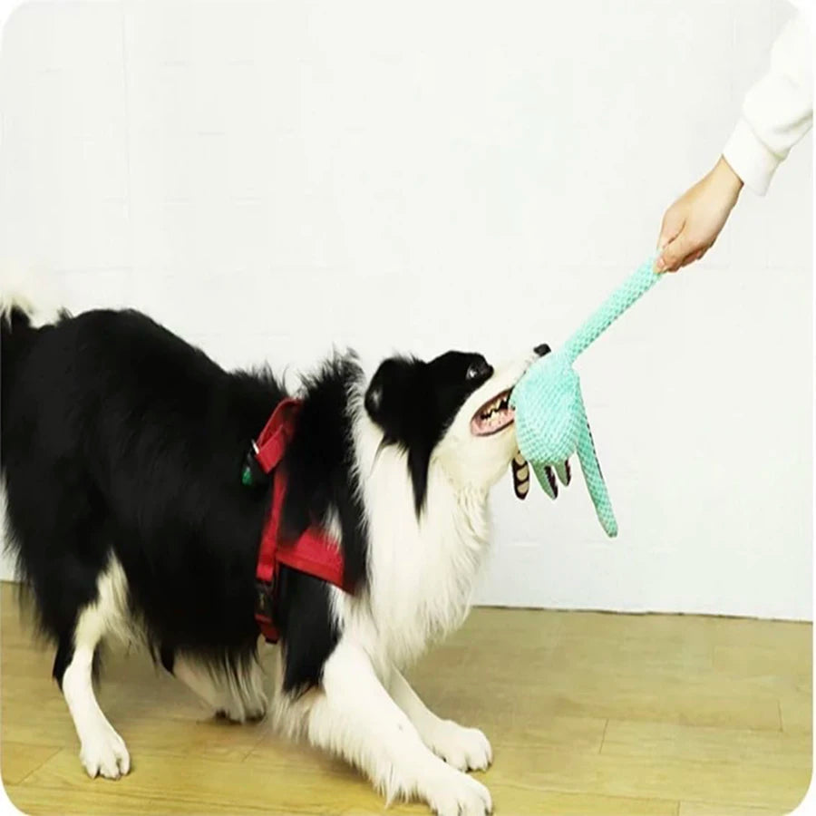 Sesli Peluş Ahtapot Oyuncak – Köpekler İçin Dayanıklı, Etkileşimli ve Sıkılmayı Önleyen Eğlenceli Oyuncak