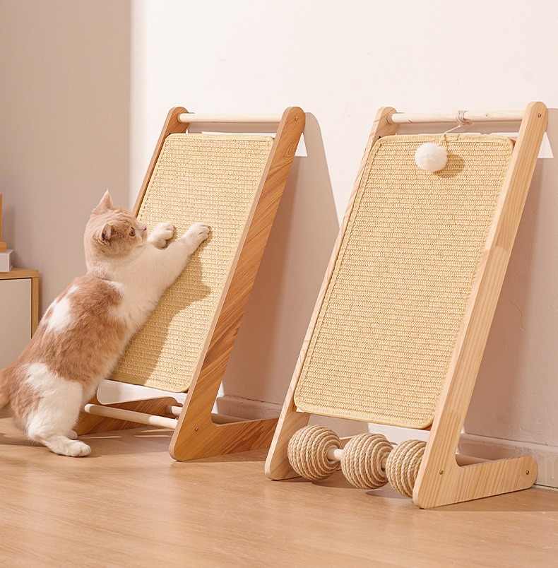 L Şekilli Kedi Tırmalama Tahtası