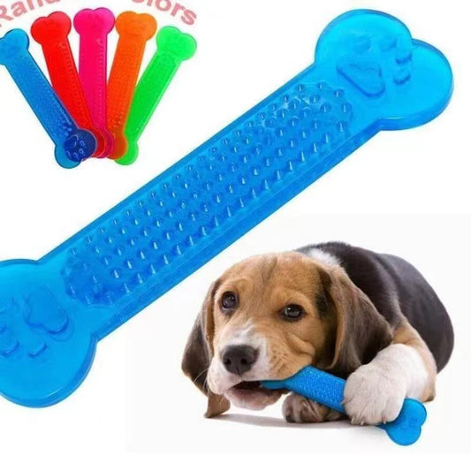 Dayanıklı Köpek Çiğneme Oyuncağı – Diş Temizleyici Kauçuk Kemik Oyuncak